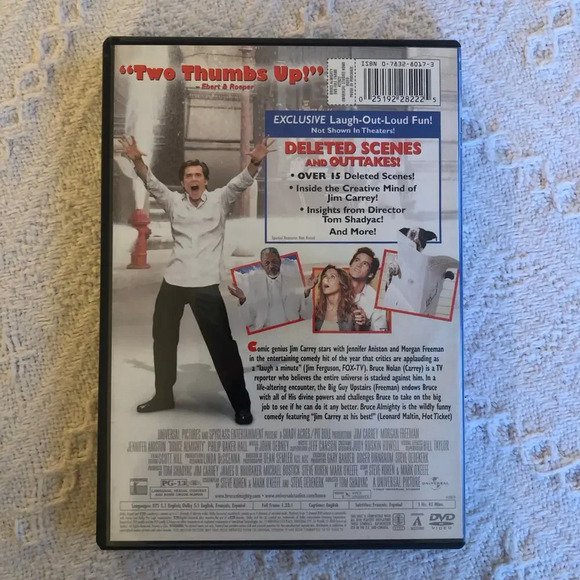 Bruce Almighty Movie Dvd Jim Carrey 2003 Comedy Fantasy Morgan Freeman - Picture 3 of 3